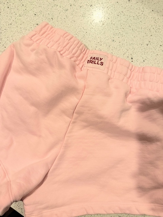 Daily Drills Pants - Daily Drills Light Pink Girls' Elastic Waist Shorts